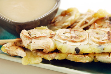 Grilled bananas