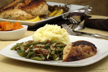 delisious thanksgiving turkey breast diner