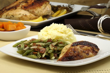delisious thanksgiving turkey breast dinner