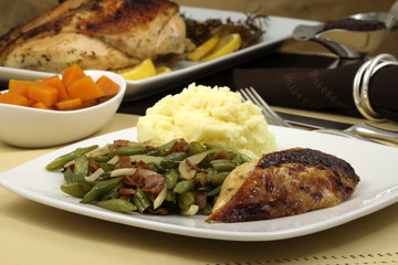 delisious thanksgiving turkey breast diner