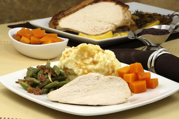 delisious thanksgiving turkey breast diner