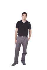 Fototapeta premium Portrait of stylish young man