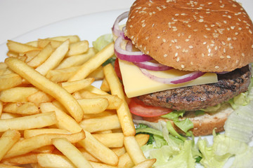 burger et frites