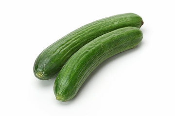 Tasty kitchen. Fresh vegetables isolated on white