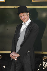 Lachender Edelmann