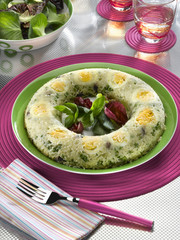 sformato de pâtes avec des topinambours