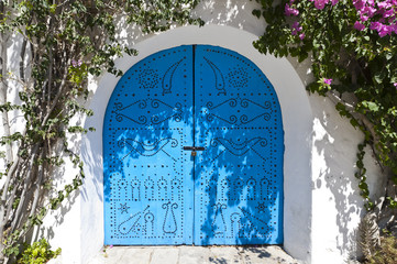 Arabic style door - obrazy, fototapety, plakaty