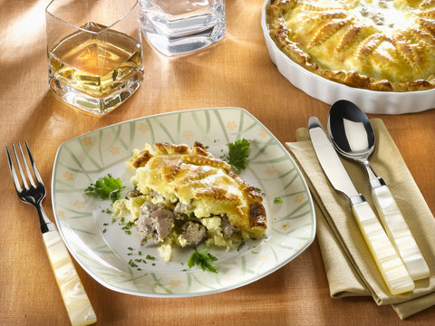tarte &agrave; la viande - torta di carne