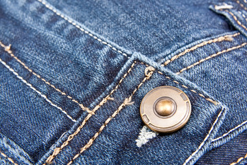 Denim texture blue with buttons and stitching