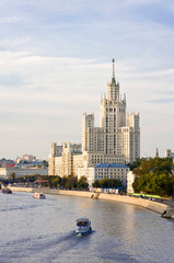 Moscow historic embankment