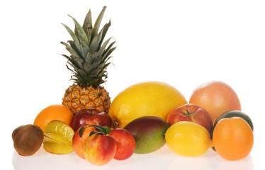 Assortment of fresh fruits