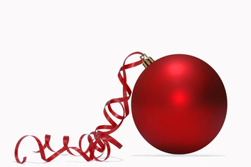 Red Christmas ball