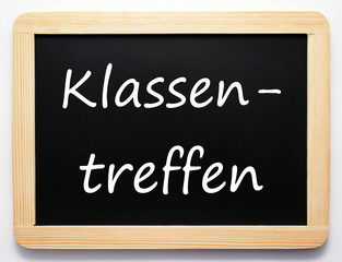 Klassentreffen - Konzept Tafel