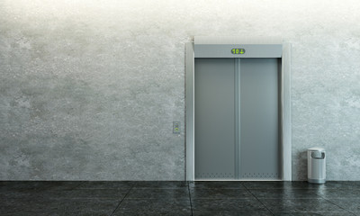 Obraz na płótnie Canvas modern elevator