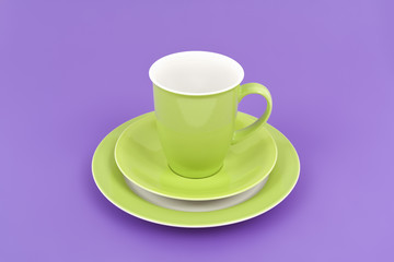 green coffee cup