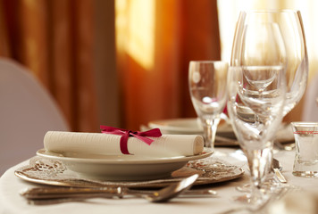 festliche Tischdekoration