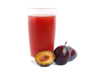 Plums juice