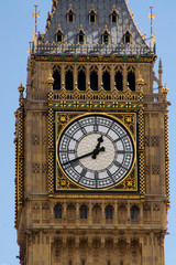Fototapeta na wymiar Big Ben Clock Tower Bridge London góry
