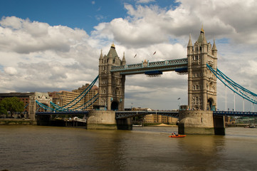 Fototapeta na wymiar London Brücke Tower Bridge turm architektur attraktion
