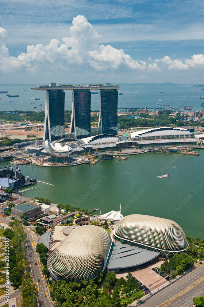 Wall mural Panorama of Singapore