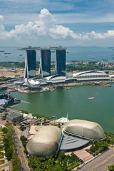 Zelfklevend Fotobehang Panorama of Singapore © javarman