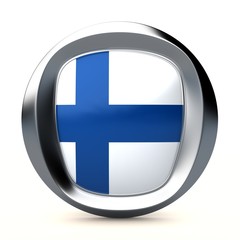 Obraz premium flag of Finland icon