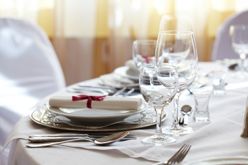 festliche Tischdekoration