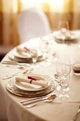 festliche Tischdekoration