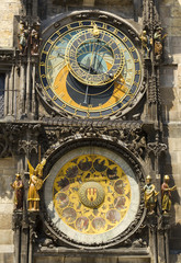 astronomical clock in Prague .