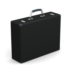 3D Aktenkoffer schwarz