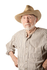 Grungy Senior Cowboy