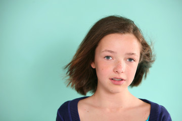 pretty brunette girl