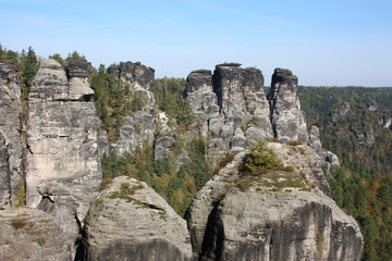 Fototapeta na wymiar elbsandsteingebirge