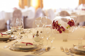 festliche Tischdekoration