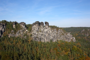 sächische schweiz mit ganssteinen