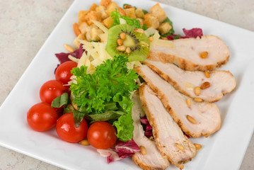 Tasty appetizer of meat