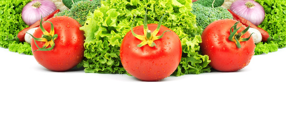 Fototapeta na wymiar Assorted świeże warzywa