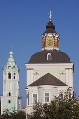 temple on a background sky, Russia