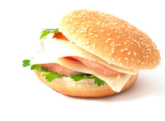 cheeseburger, hamburger