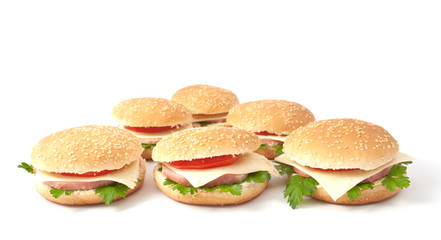 cheeseburger, hamburger