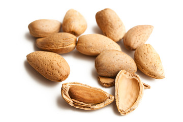 almonds in nutshell