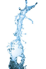 water splash isolated on the white background.