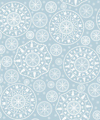 background with stylized  Christmas  snowflake