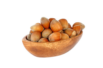 Hazelnuts in a bowl