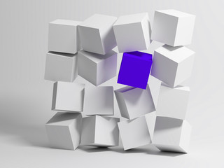 Wall of Cubes