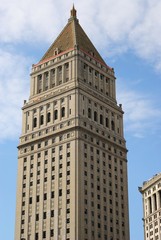 Fototapeta na wymiar Thurgood Marshall Courthouse Skyscraper