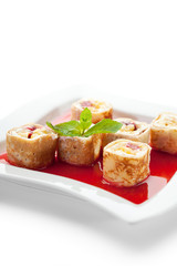 Sweet Fruit Sushi Roll