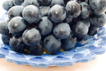 Black grapes
