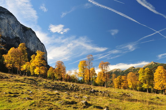"Herbsttag am gro&szlig;en Ahronboden"