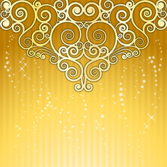 spiral Gold Background